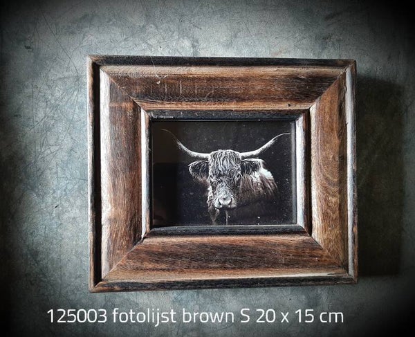 125003 fotolijst brown S gaan per 4