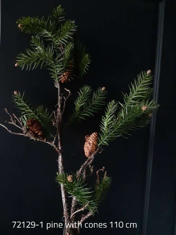 72129-1 pinespray alba with cones 110 cm