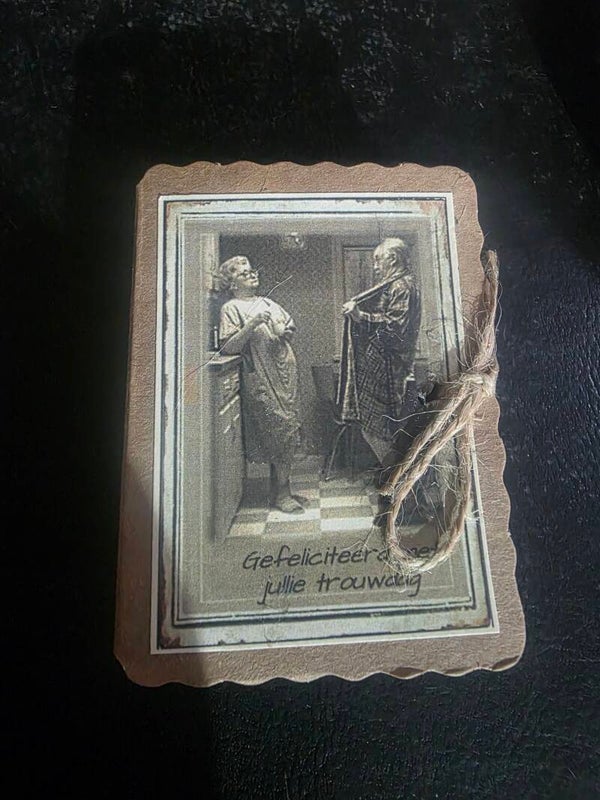 Z001 zoopie trouwdag oudjes per 4 verpakt