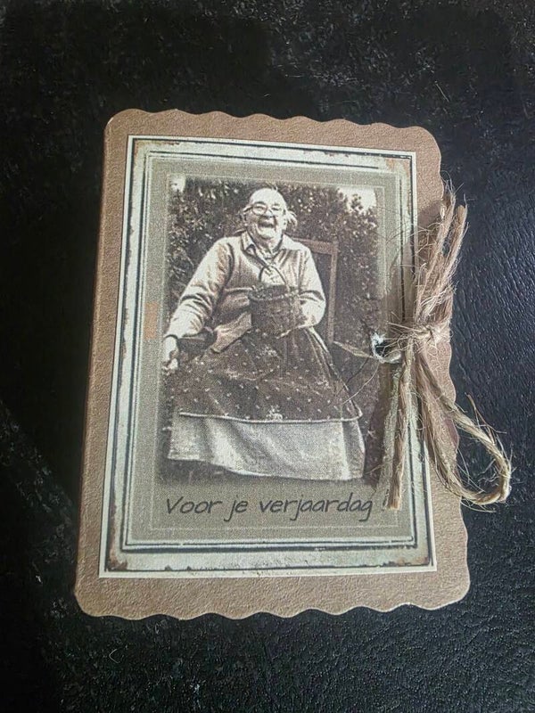 Z010 zoopie voor je verjaardag opoe per 4