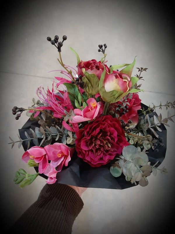 Boeket Kelly dark pink