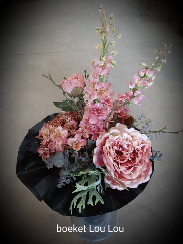 Boeket Loulou old pink