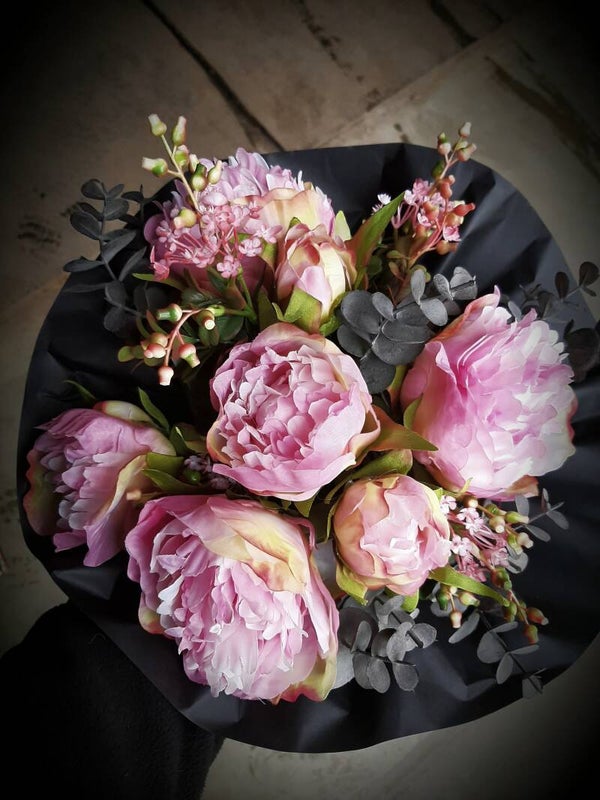 Boeket peony pink Sophia