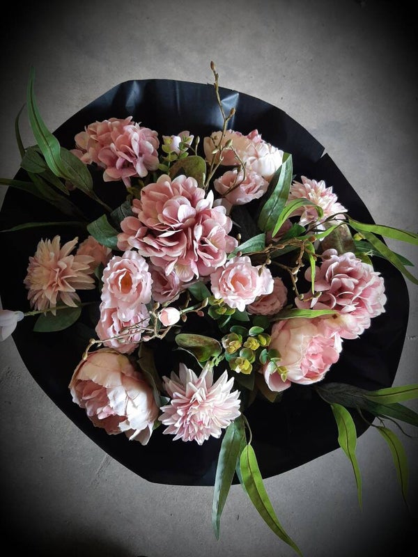 Boeket Liz old pink  de luxe