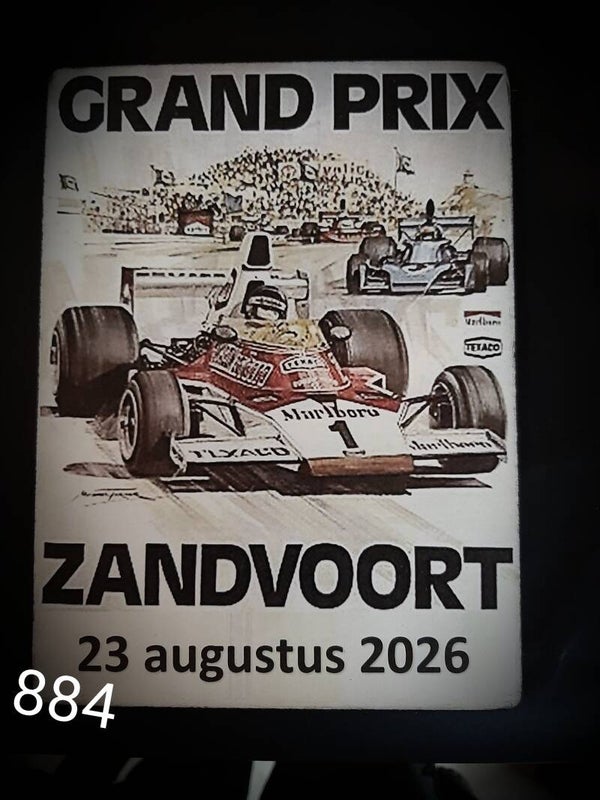 Nostalgisch foto en tekstbordje no. 884  ( 4 stuks) zandvoort 2026