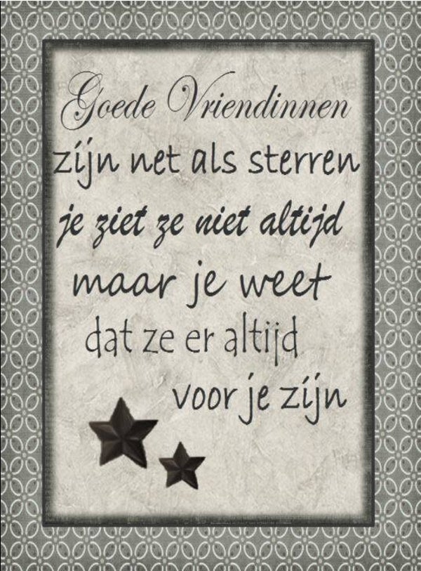 Nostalgisch foto en tekstbordje no. 407 (4 stuks) goede vriendinnen kader