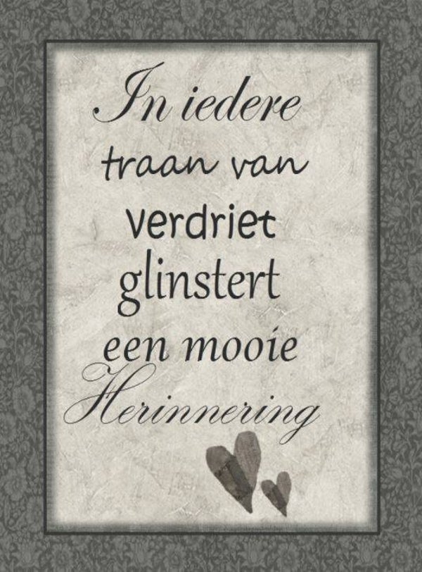 Nostalgisch foto en tekstbordje no.408  (4 stuks) in iedere traan kader groen