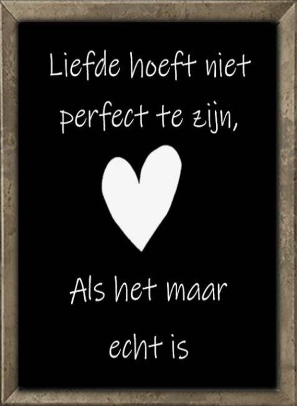 Nostalgisch foto en tekstbordje no. 775 (4 stuks) liefde hoeft niet