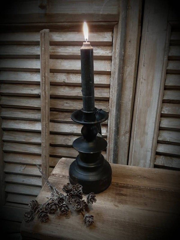 786545 kandelaar antique black