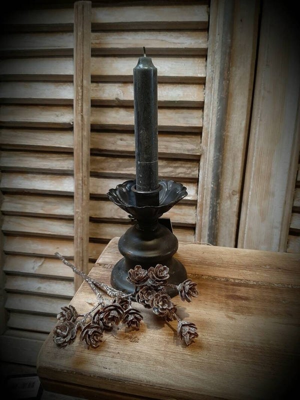 786542 kandelaar s antique black