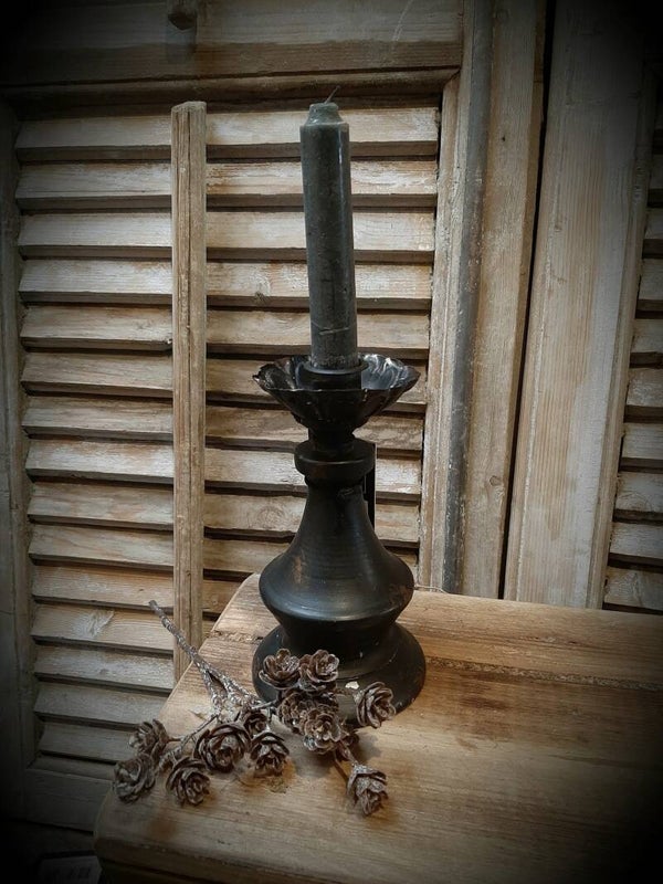 786543 kandelaar m antique black