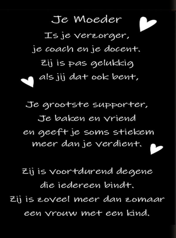 Nostalgisch foto en tekstbordje no. 794   ( 4 stuks) je moeder