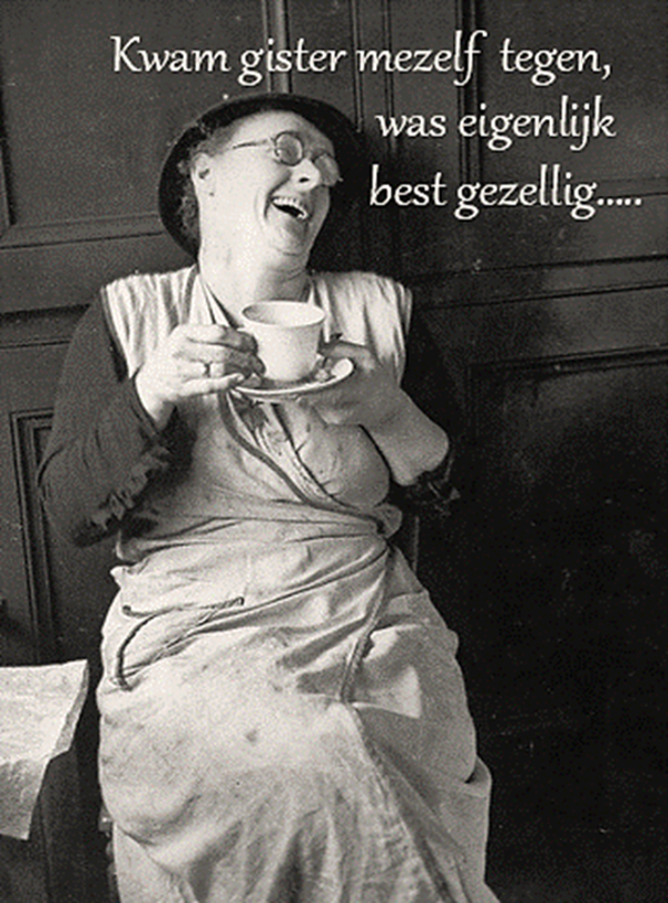 Nostalgisch foto en tekstbordje no. 849   ( 4 stuks) kwam mezelf tegen