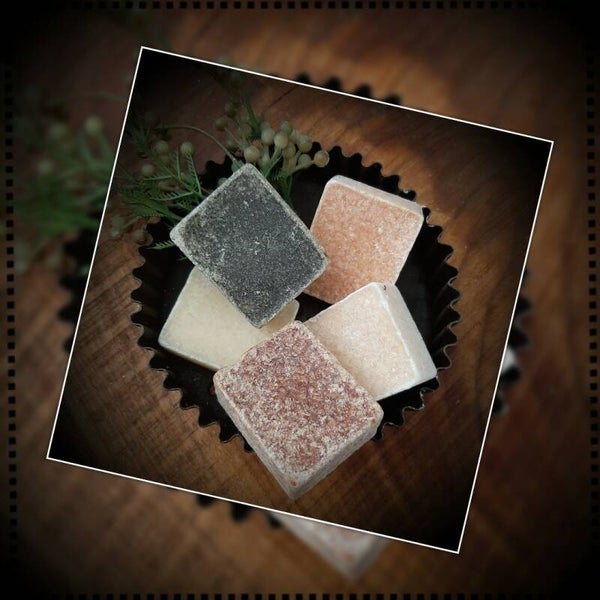 Amberblokje geur Sandelwood per 20 verpakt