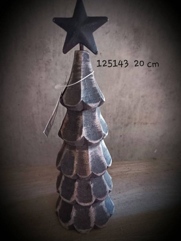 125143 houten boompje ster