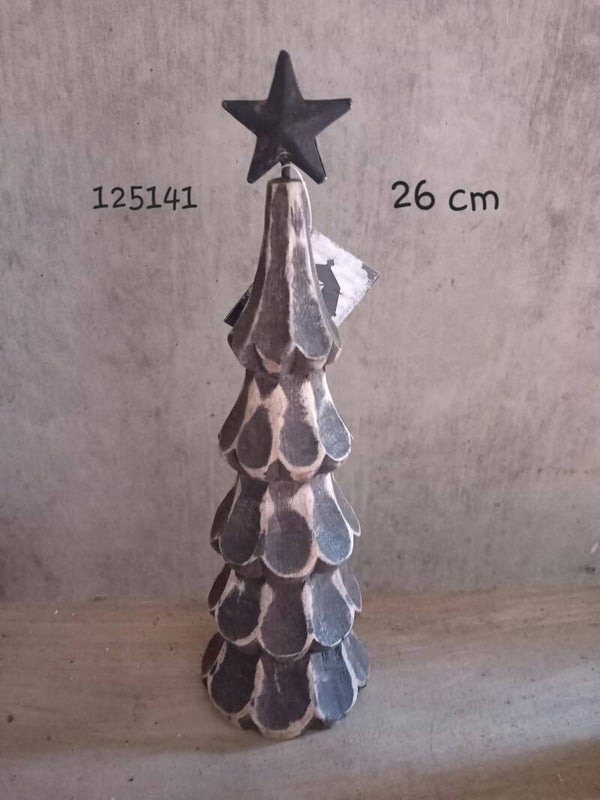125141 houten boompje blackwood 26 cm
