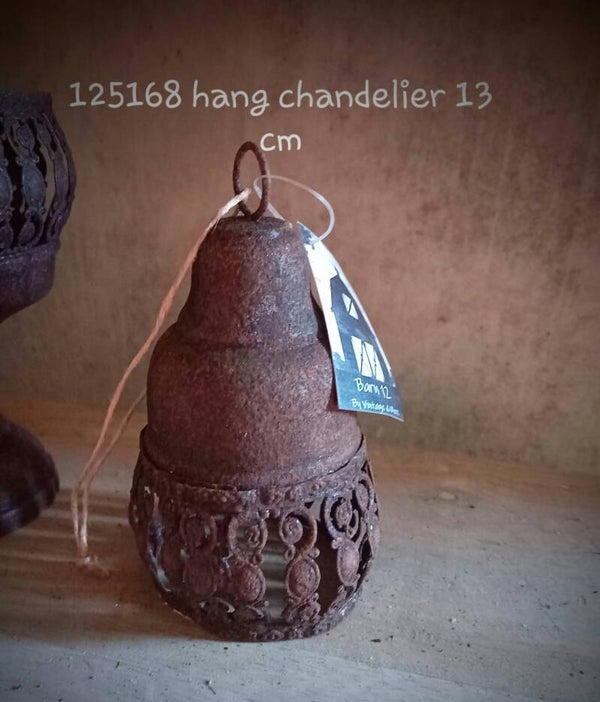 125168 hanging ornament rusty 13 cm