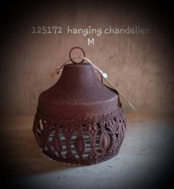 125172 hanging ornament rusty metal