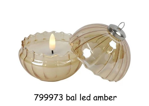 9973 ledkaars in bal amber