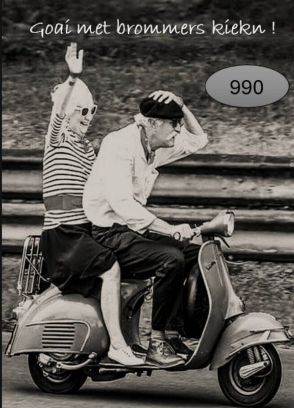 990 bordje brommers kiekn