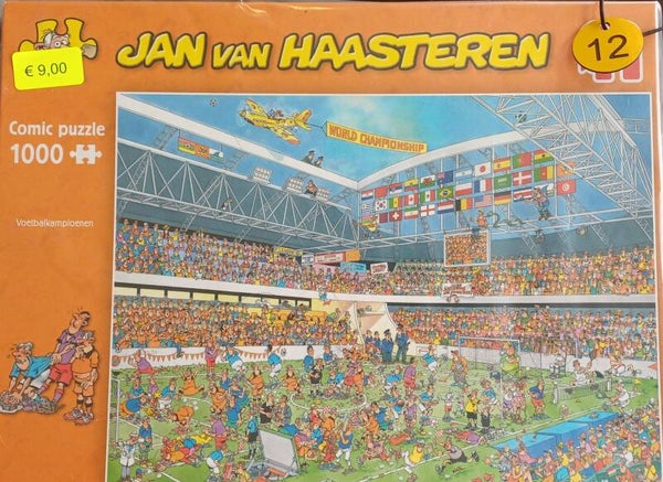 ( 12 doos) Voetbalkampioenschappen 1000 stukjes