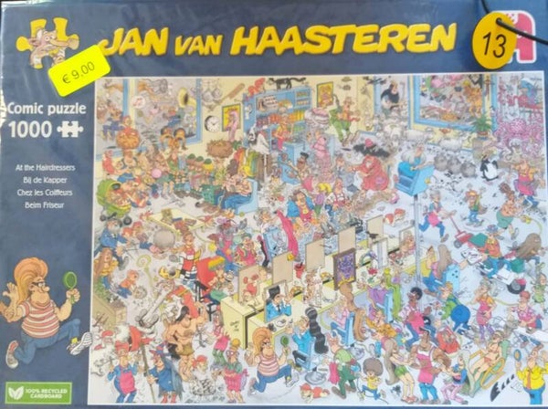 ( 13 doos) Bij de kapper 1000 stukjes