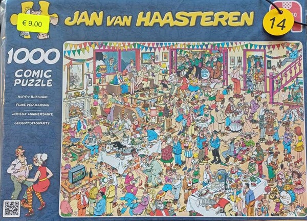 ( 14 doos) Fijne verjaardag 1000 stukjes