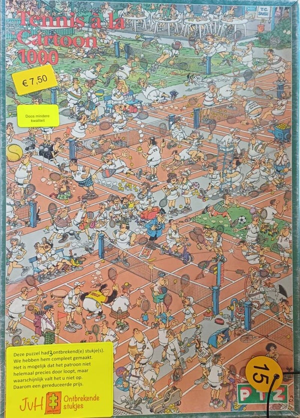 ( 15 doos) Tennis a la cartoon 1000 stukjes