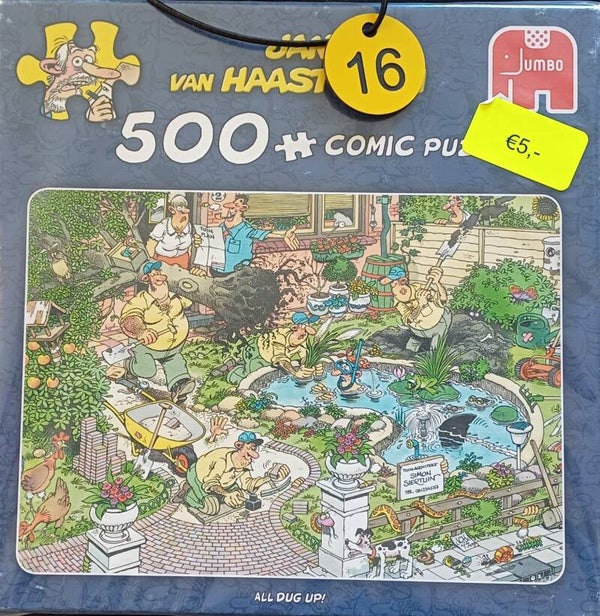 ( 16 doos) All dug up 500 stukjes