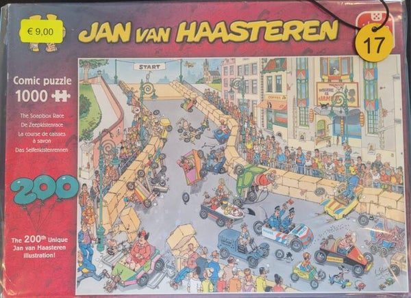 ( 17 doos ) De zeepkistenrace 1000 stukjes
