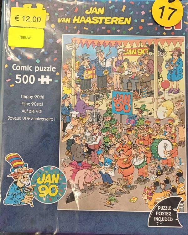 ( 17 doos ) Fijne 90 ste 500 stukjes NIEUW