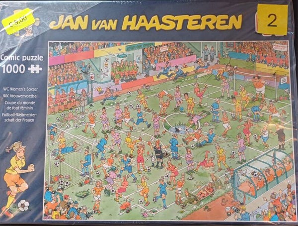 ( 2 doos) WK vrouwenvoetbal 1000 stukjes