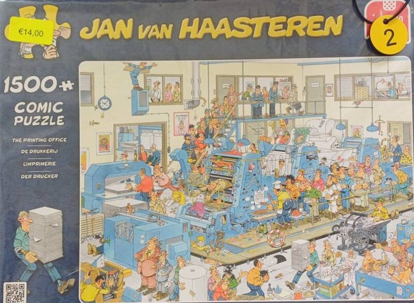( 2 doos)  De drukkerij 1500 stukjes