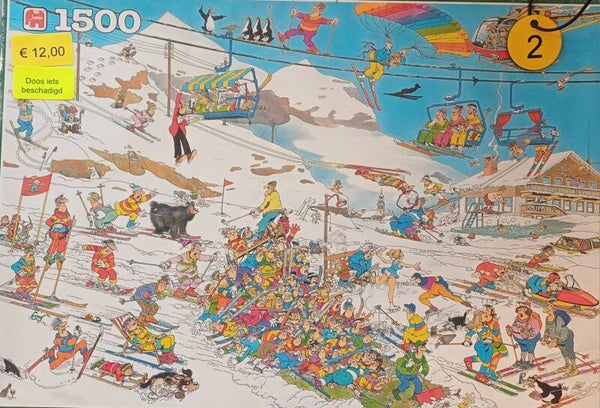 ( 2 doos) Wintersport 1500 stukjes