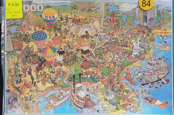 (84 doos) USA 1000 stukjes