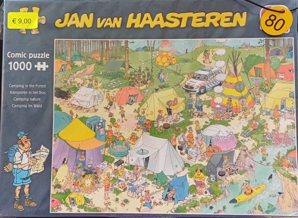 (80 doos) Kamperen in het bos 1000 stukjes