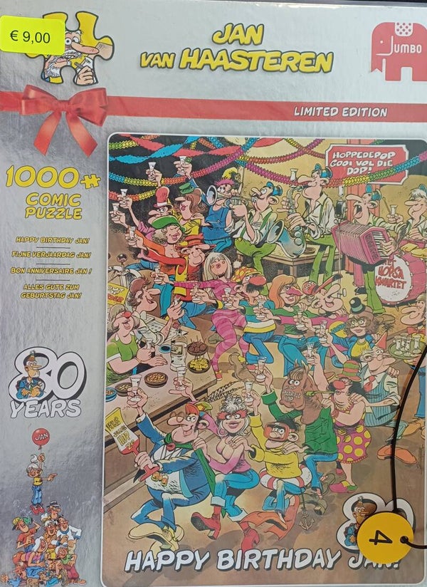 (4 doos) Fijne verjaardag Jan! 1000 stukjes