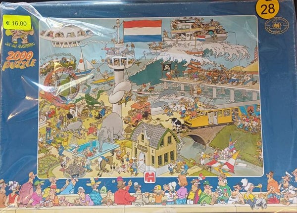 ( 28 doos) Ter land, ter zee en in de lucht 2000 stukjes
