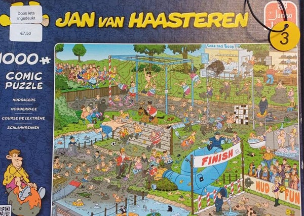 ( 3 doos) Modderrace 1000 stukjes