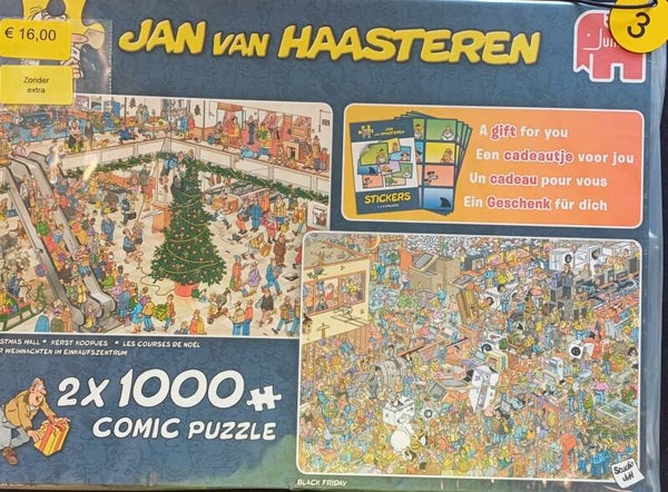 (3 doos) Kerstkoopjes/Black Friday 2x1000 stukjes