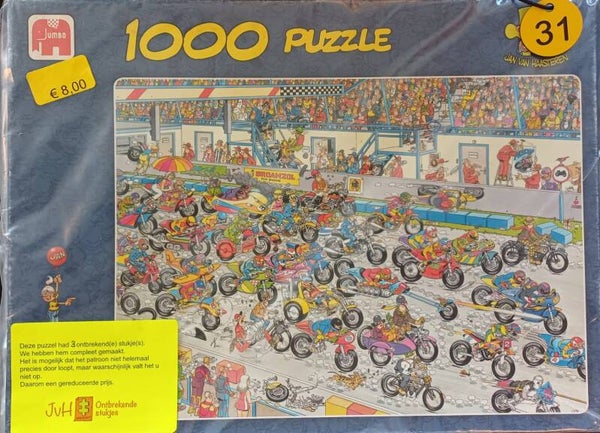 ( 31 doos) Motorrace 1000 stukjes