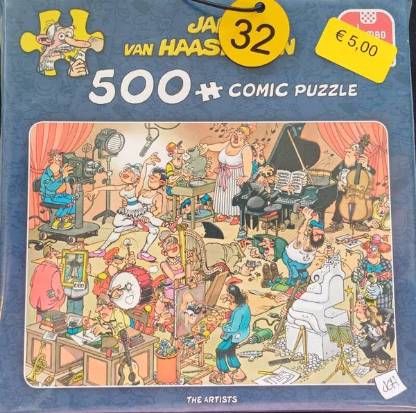 ( 32 doos) The artists 500 stukjes