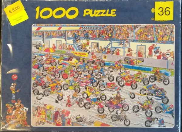 ( 36 doos ) Motorrace 1000 stukjes