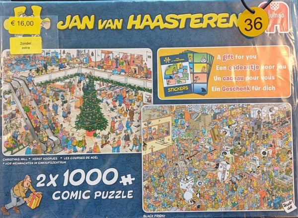 ( 36 doos) Kerstkoopjes/ Black Friday 2x1000 stukjes