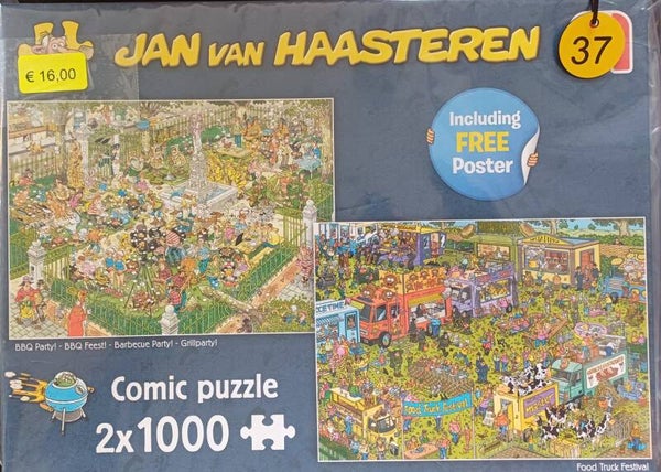 ( 37 doos) BBQ feest/  Foodtruckfestival 2 x 1000 stukjes