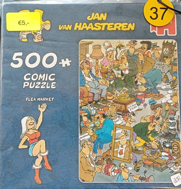 ( 37 doos) Fleemarket 500 stukjes