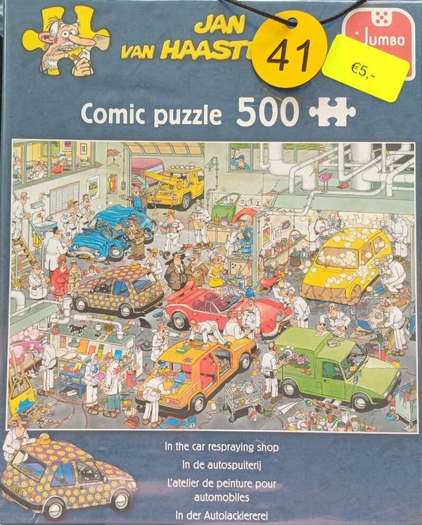 ( 41 doos) In de autospuiterij 500 stukjes