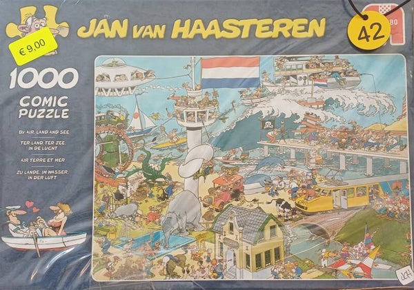 ( 42 doos) Ter land ter zee en in de lucht 1000 stukjes