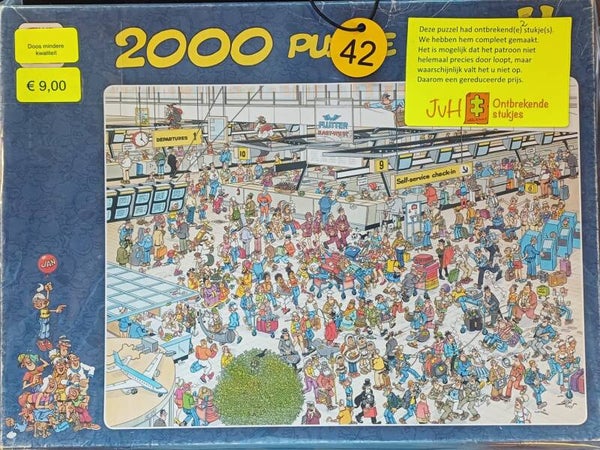 ( 42 doos) Vertrekhal 2000 stukjes