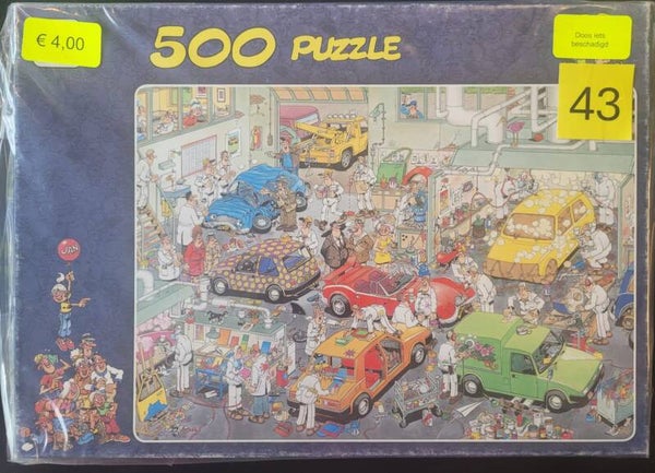 ( 43 doos) In de autospuiterij 500 stukjes